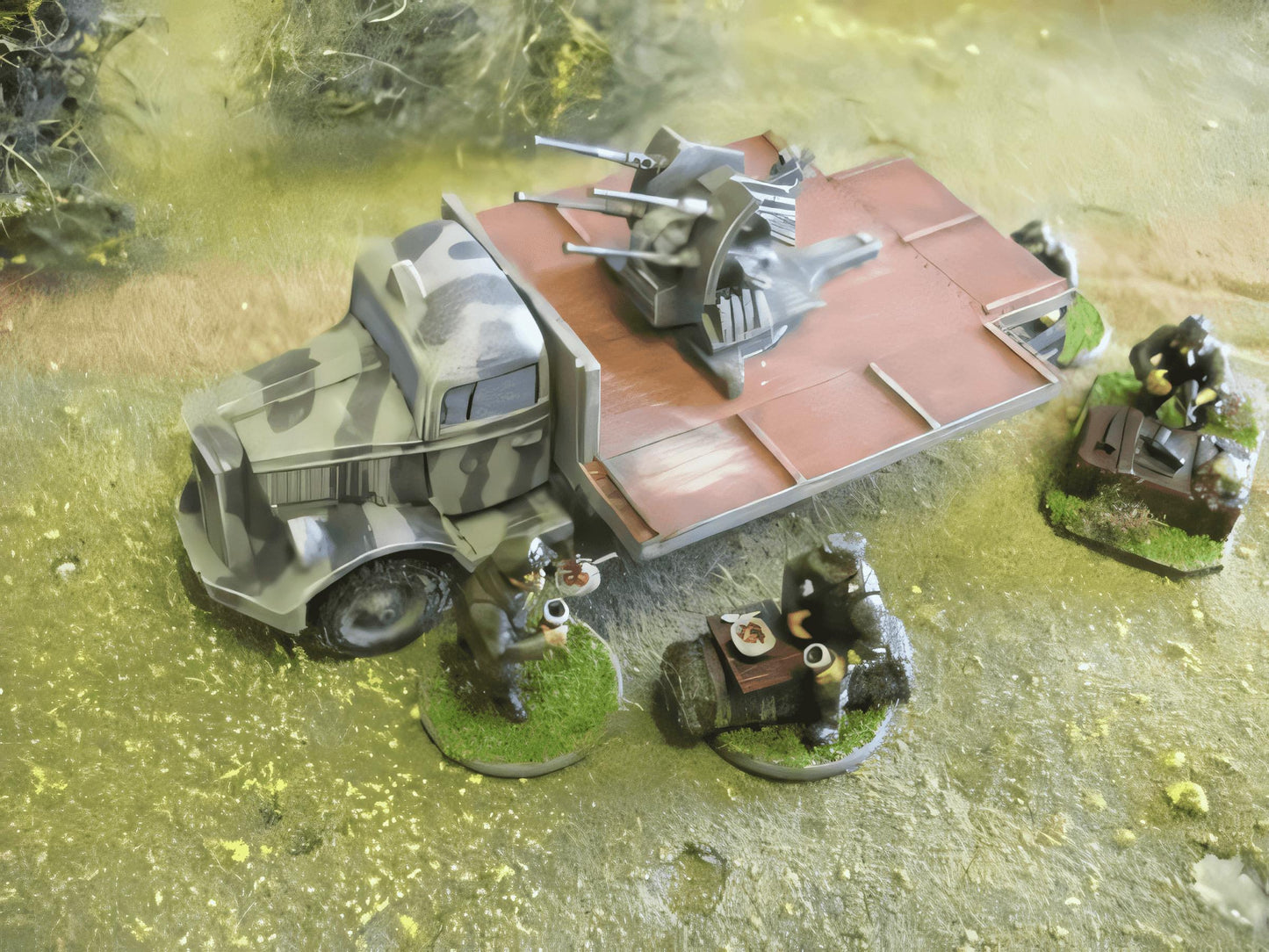 28mm OPEL BLITZ FLAT BED WITH 20mm AA