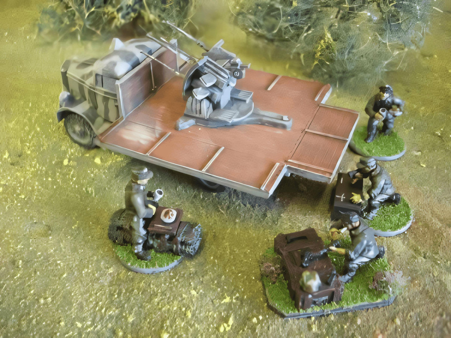 28mm OPEL BLITZ FLAT BED WITH 20mm AA