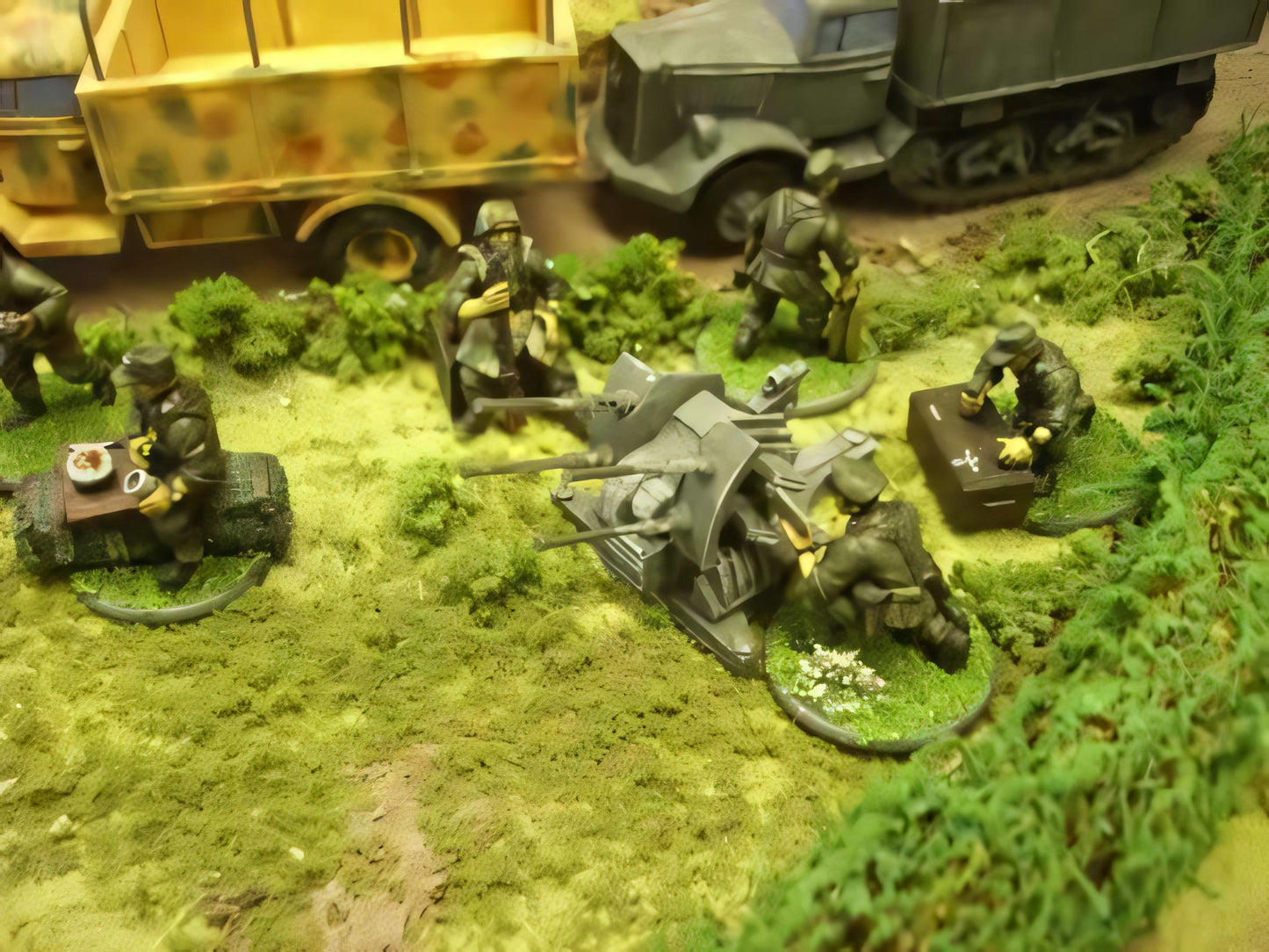 28mm 2CM QUAD FLAKGUN