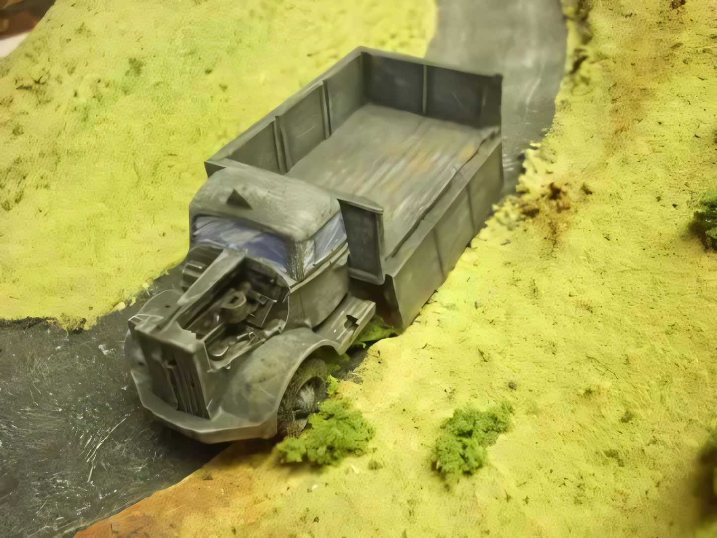28mm SHOT UP OPEL BLITZ TRUCK