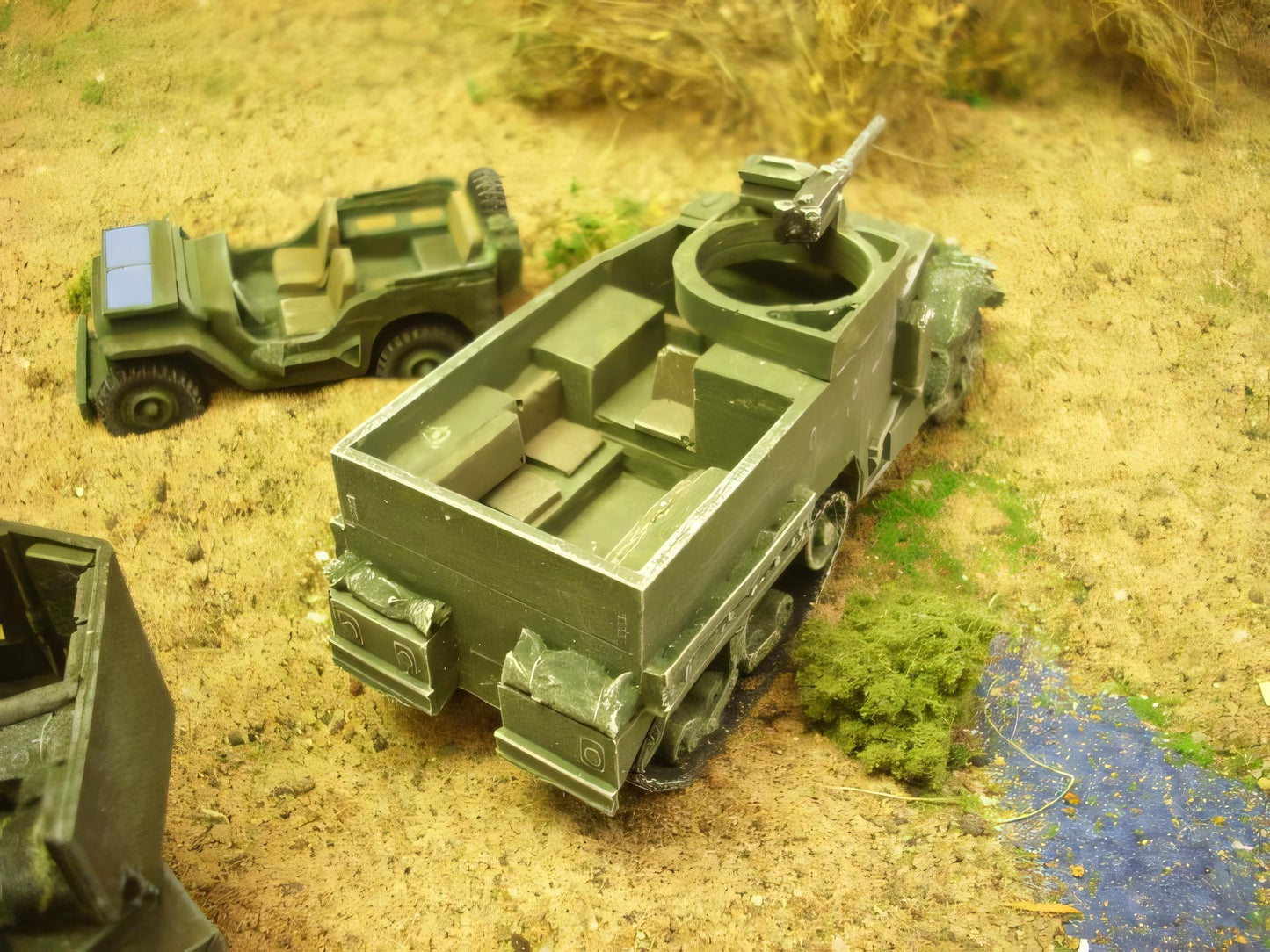 28mm 1:48 scale .50 CAL MACHINE GUN x 2