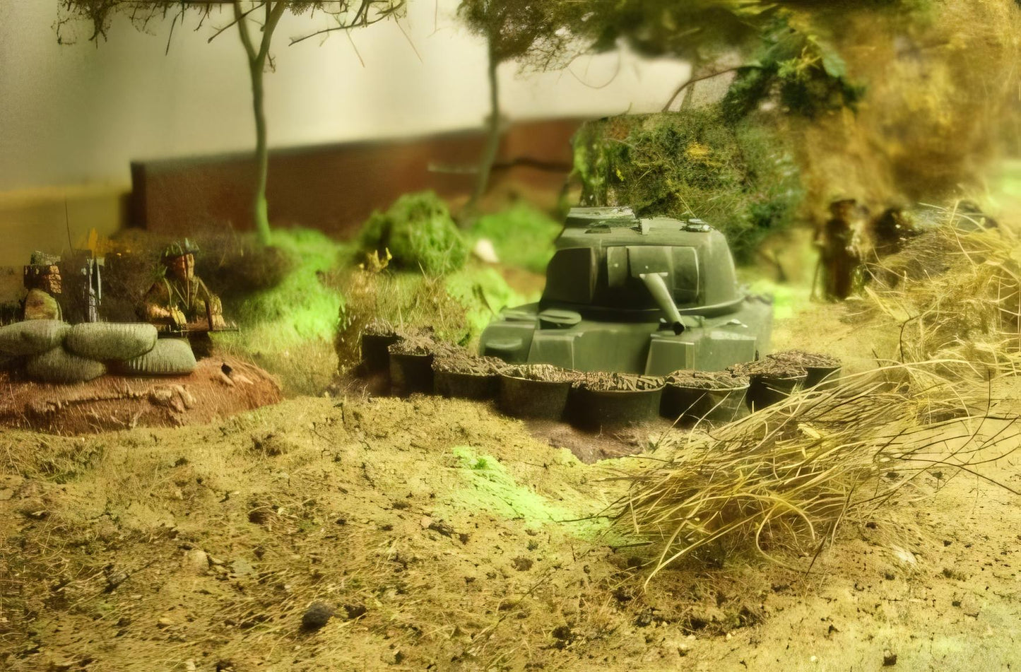 28mm HULL DOWN SHERMAN M4A4
