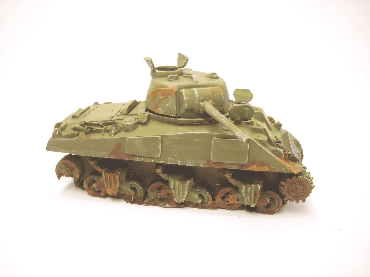 28mm SHERMAN M4A4 BATTLE WRECK
