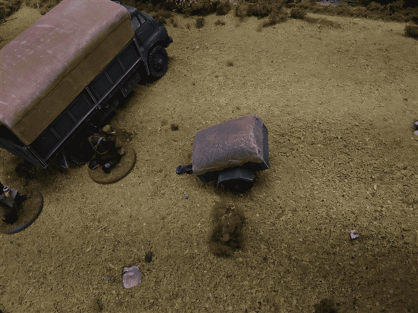28mm 10 CWT SINGLE AXLE TRAILER + LOAD AND TARP