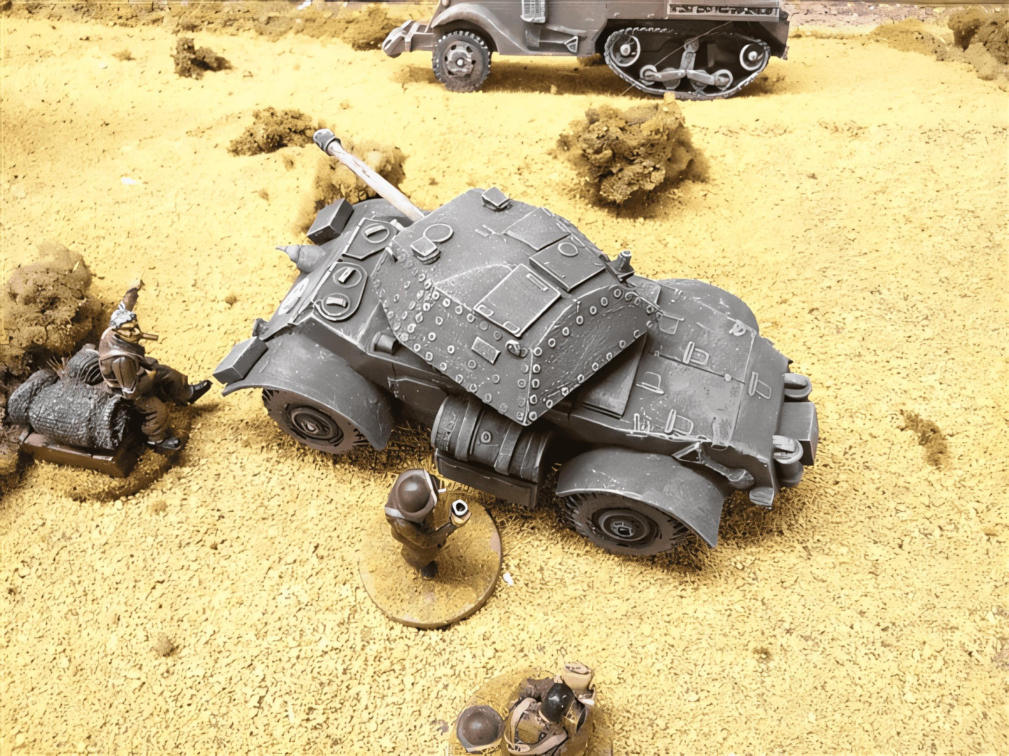 28mm Crusader turret for Staghound A/C