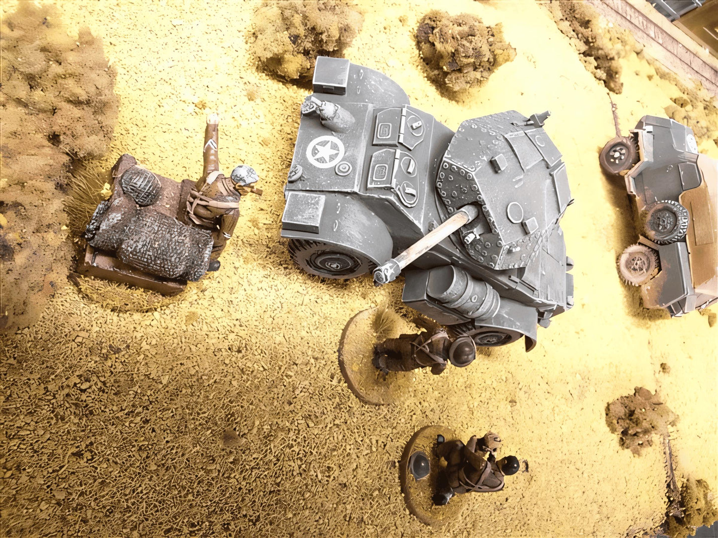 28mm Crusader turret for Staghound A/C