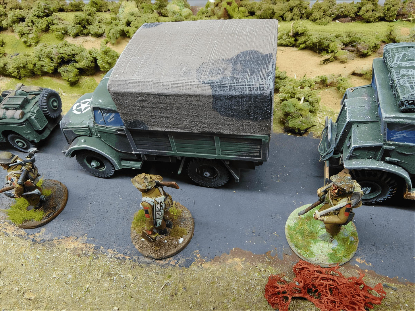 28mm BEDFORD OXD WW2 BRITISH ARMY TRUCK