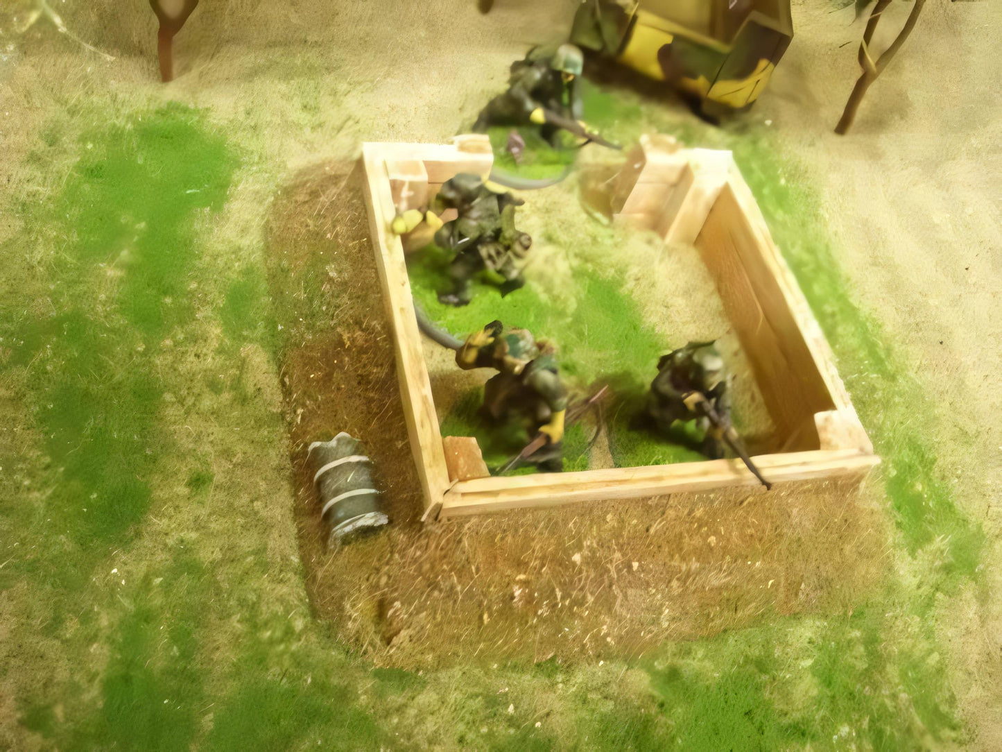 28mm SQUARE TIMBER EMPLACEMENT
