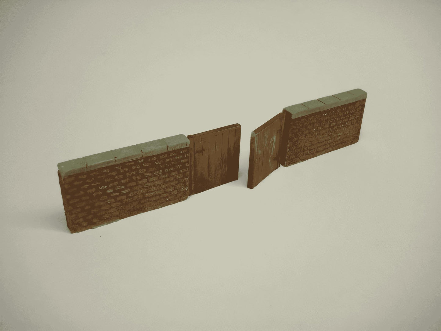 28mm BRICK WALL WITH GATES