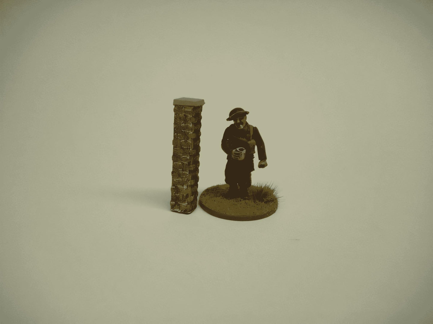 28mm BRICK WALL CORNER POSTS x 6