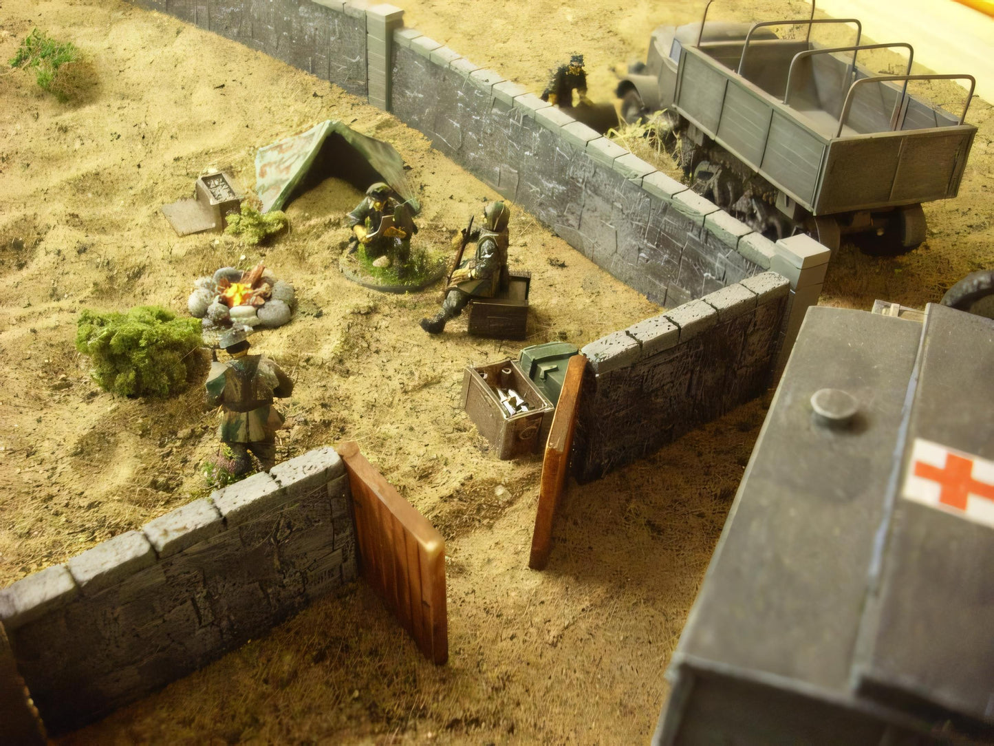 28mm STONE WALL SET