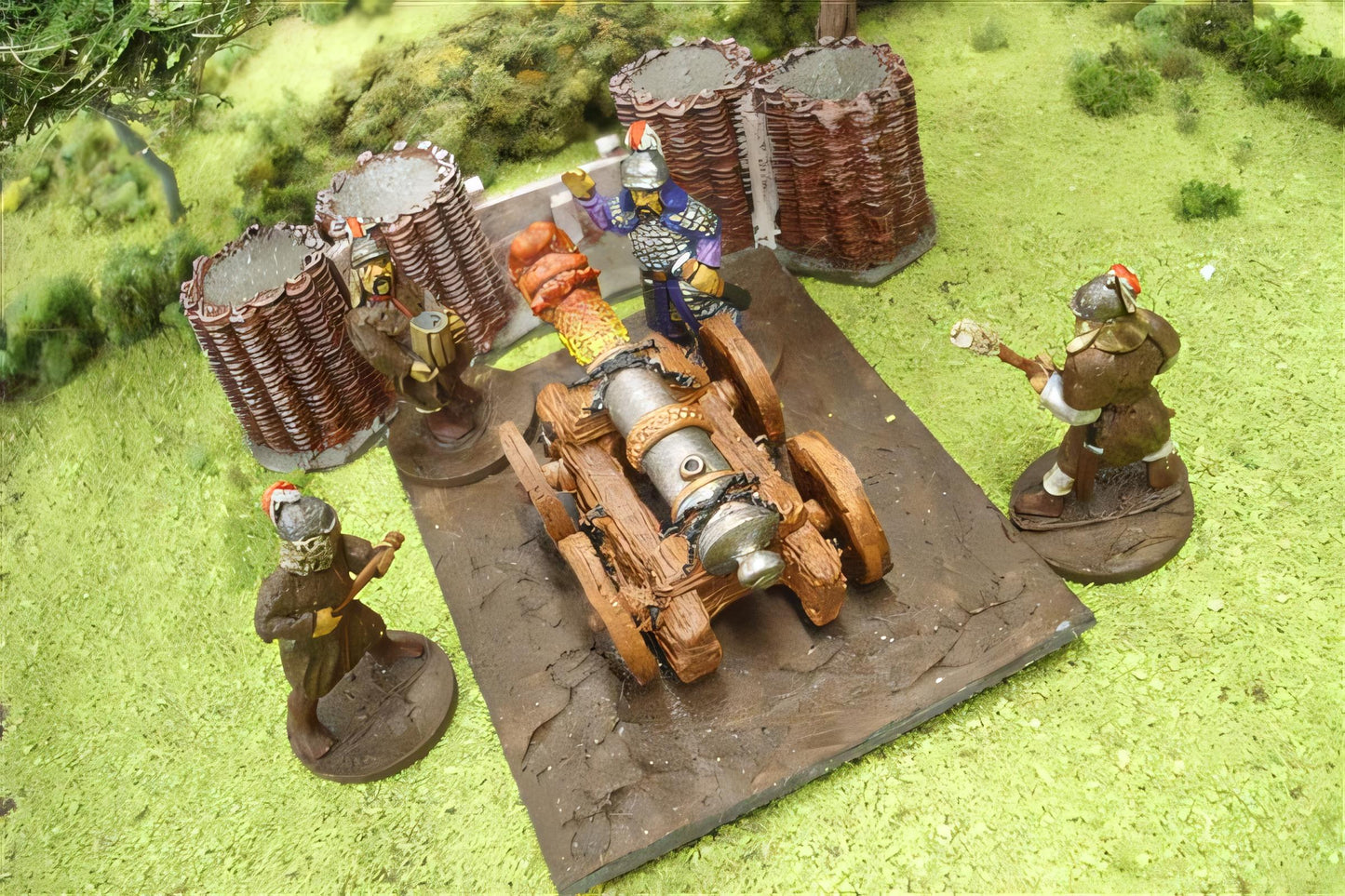 28mm LARGE WICKER GABION ARTILLERY SCREEN