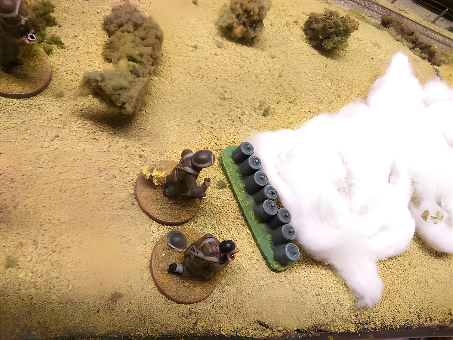28mm WW2 ALLIED SMOKE POTS (3 pack)