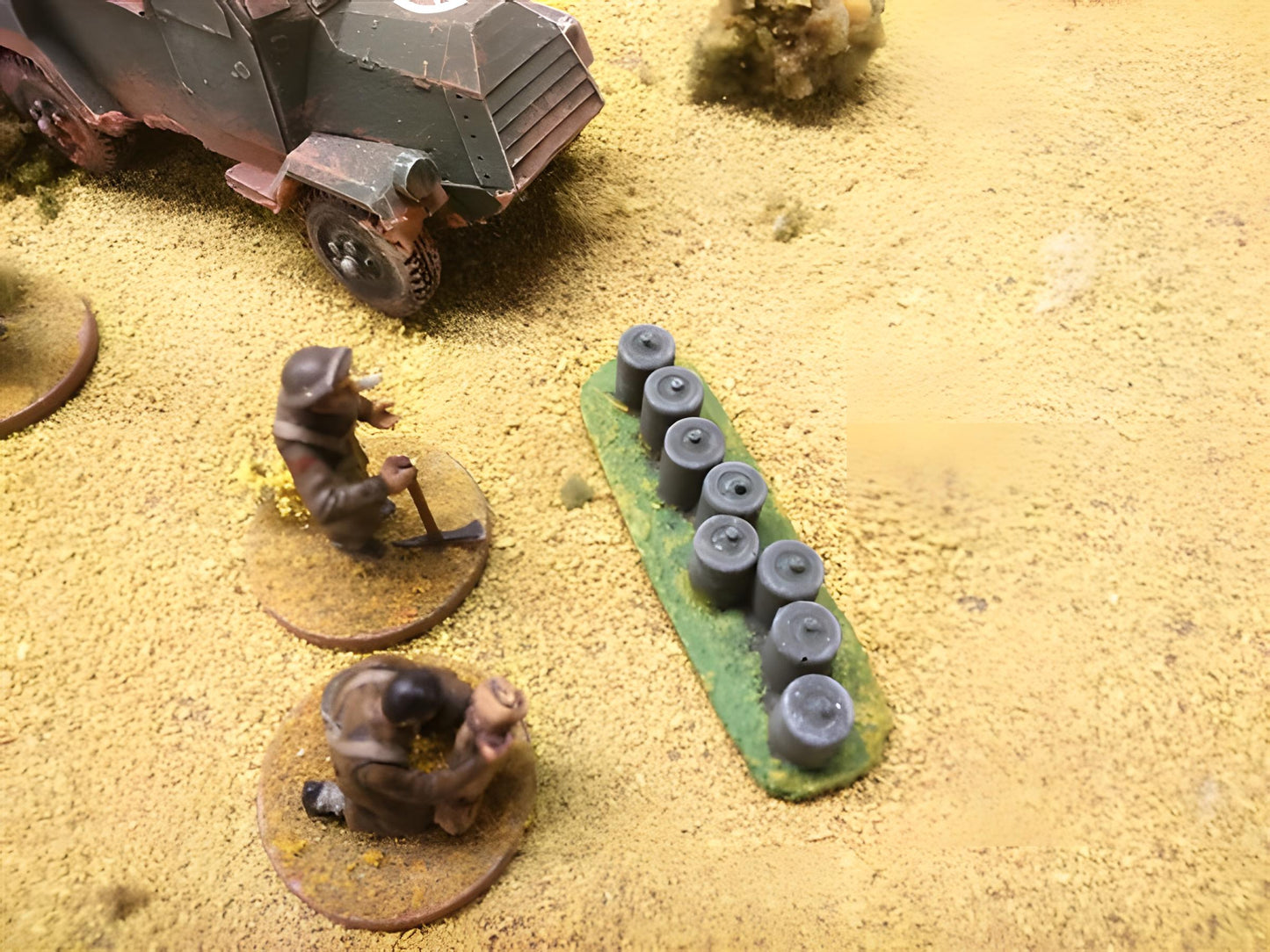28mm WW2 ALLIED SMOKE POTS (3 pack)