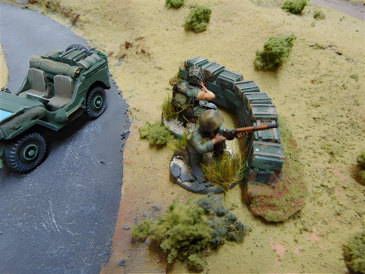 28mm BARRICADE OF EMPTY AMMO BOXES