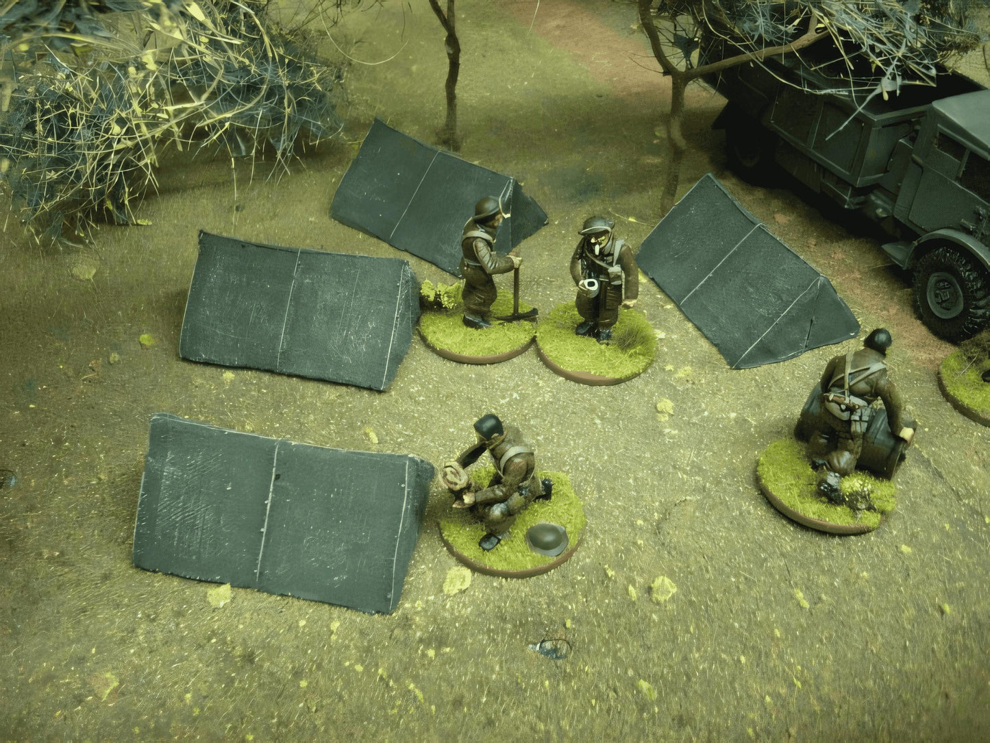 28mm 2 MAN TENT x 4