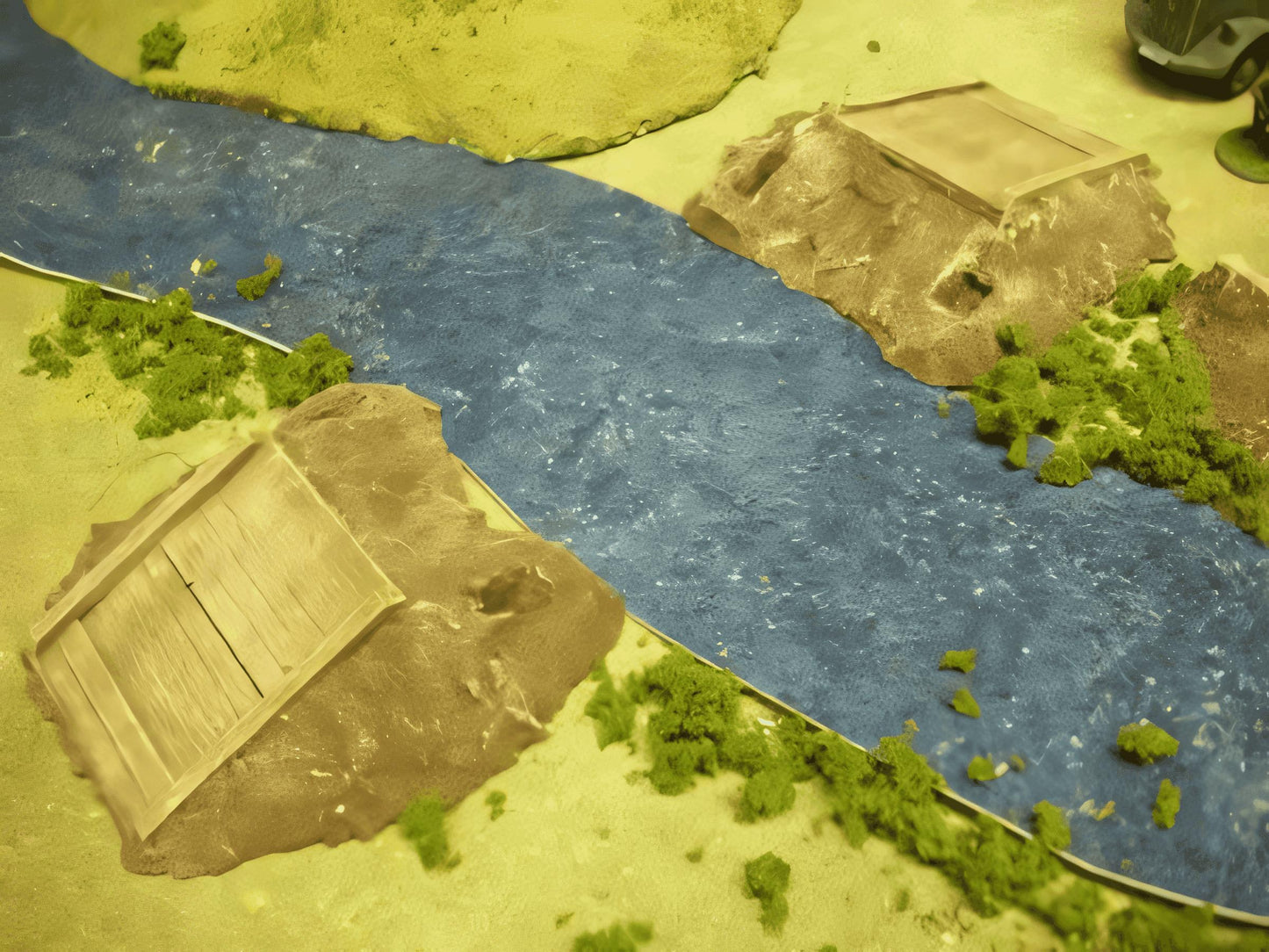 28mm TEMPORARY WOODEN BRIDGE