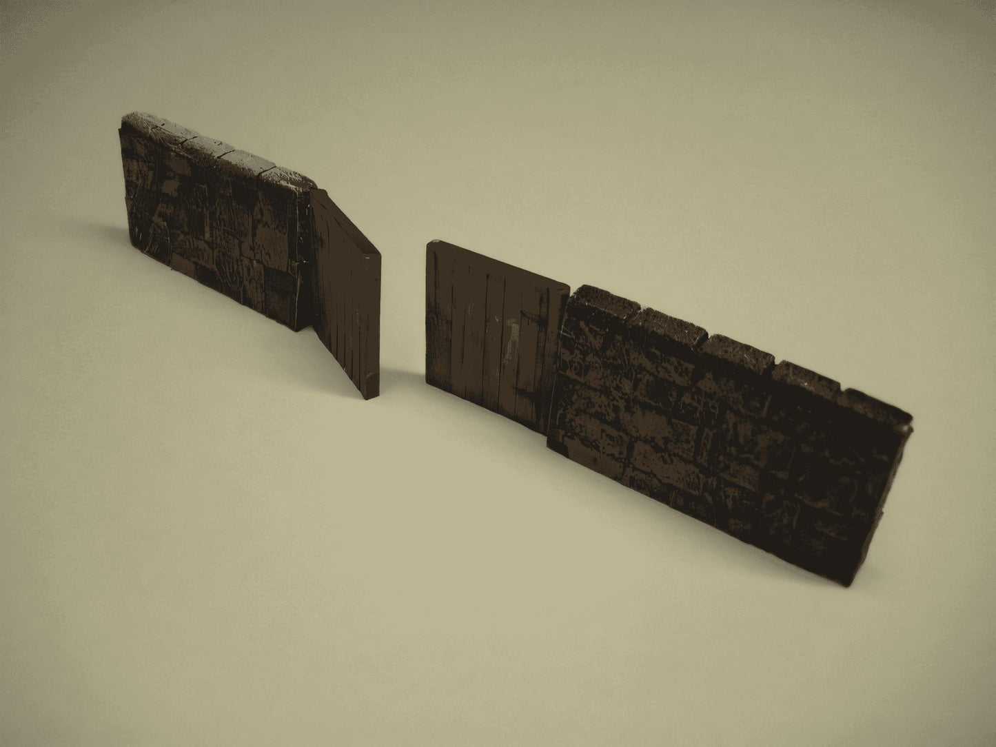 28mm STONE WALL WITH GATES