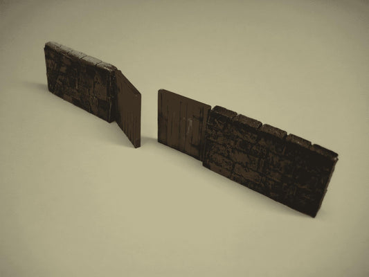 28mm STONE WALL WITH GATES