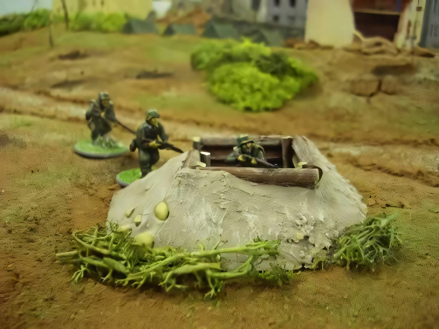 28mm SMALL SQUARE LOG BUNKER