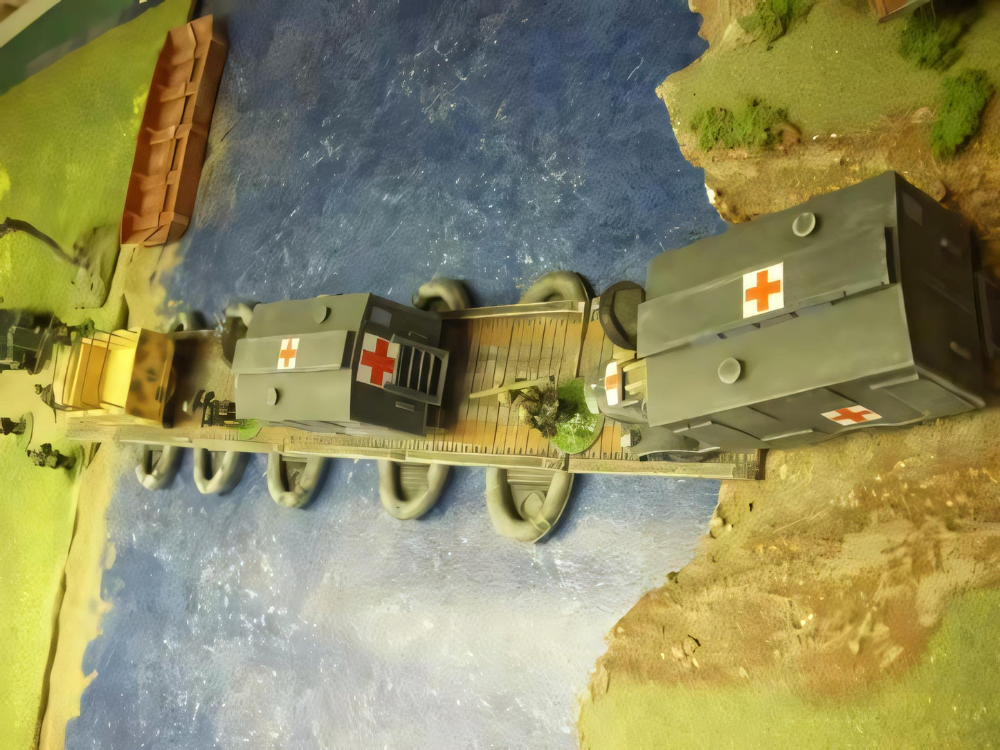 28mm RUBBER BOAT PONTOON BRIDGE