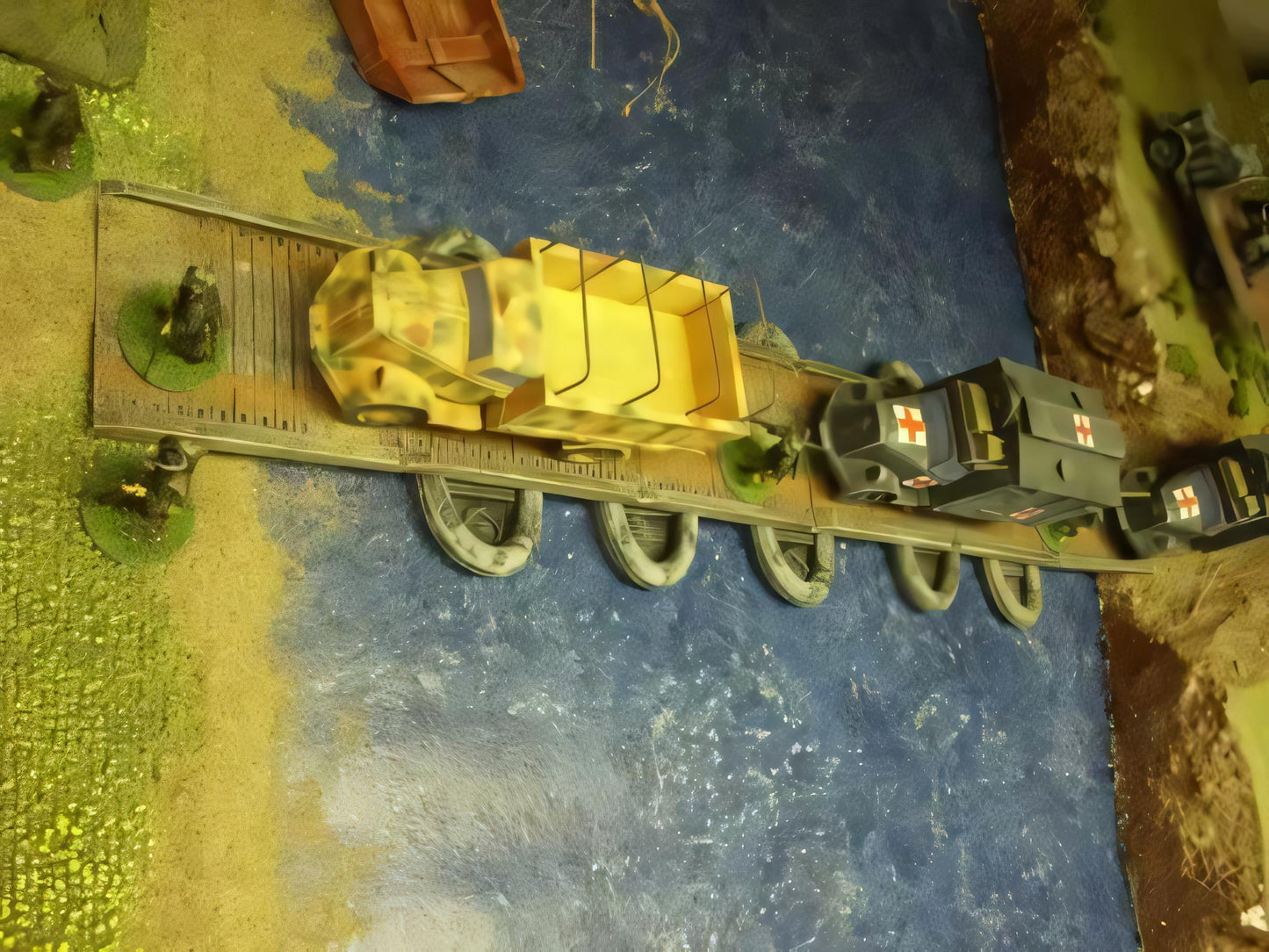 28mm RUBBER BOAT PONTOON BRIDGE