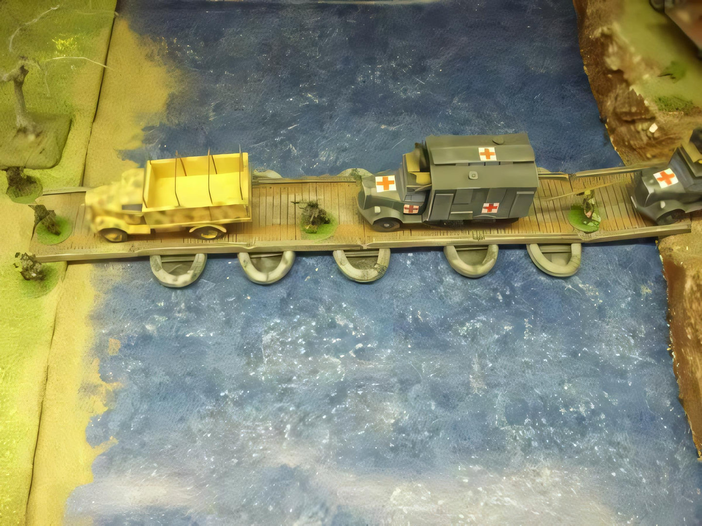 28mm RUBBER BOAT PONTOON BRIDGE