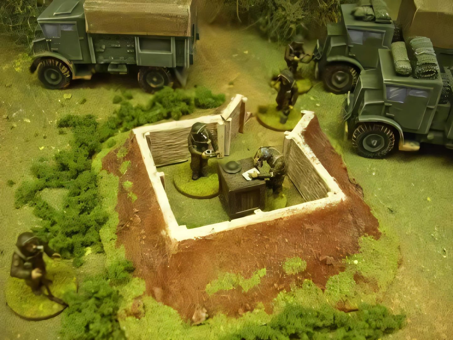 28mm AA GUN EMPLACEMENT