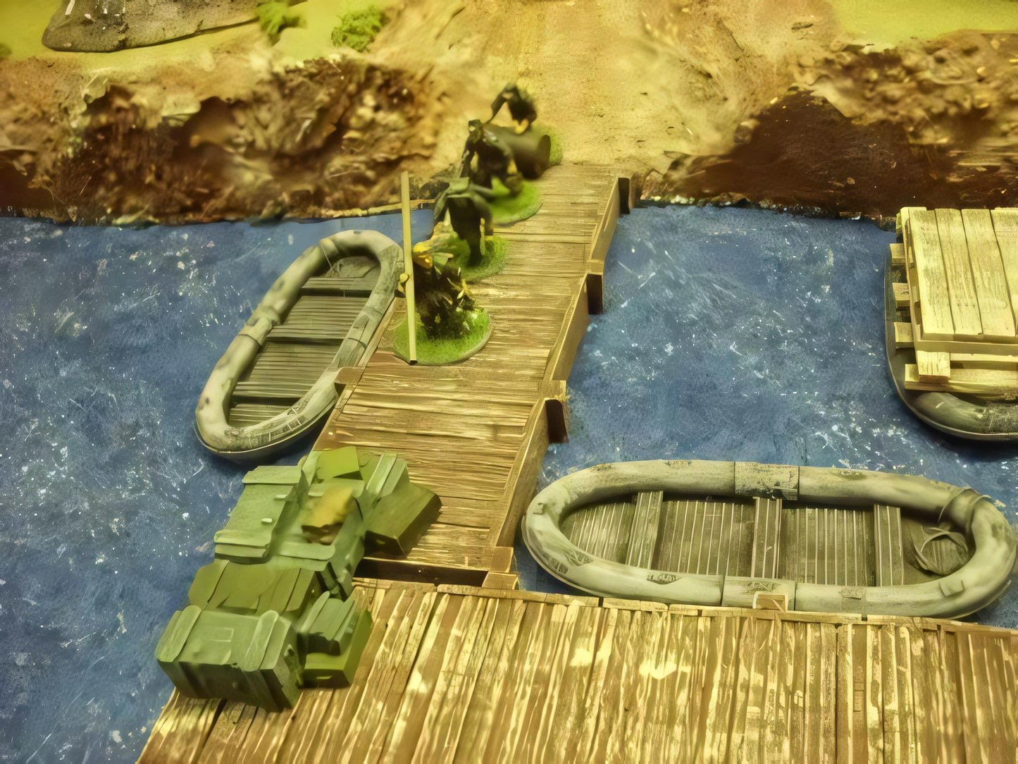 28mm WOODEN DOCK OR PIER