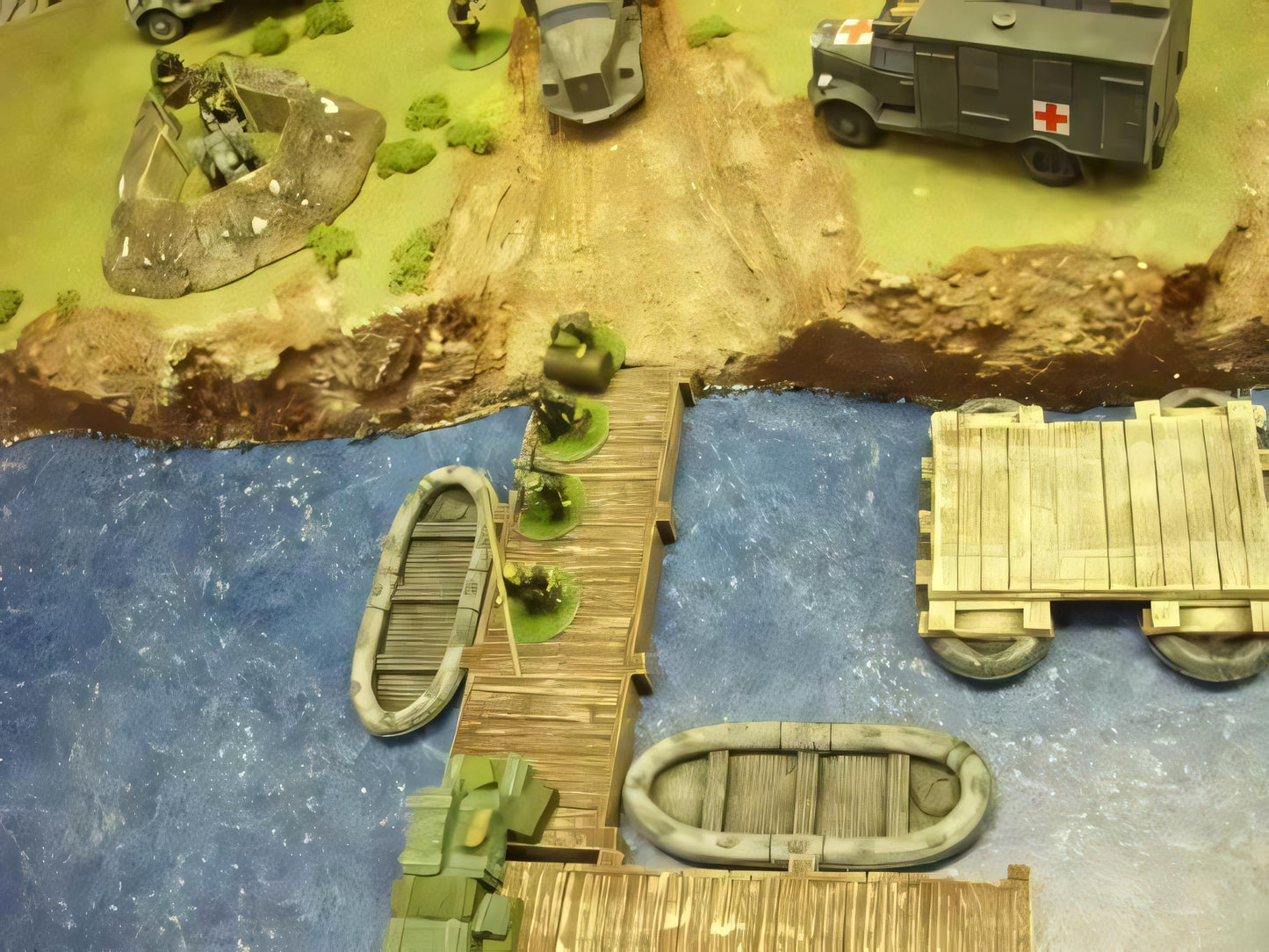 28mm WOODEN DOCK OR PIER