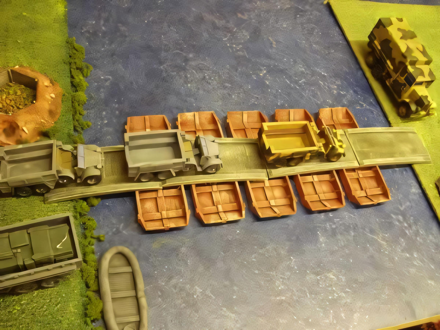 28mm WOODEN BOAT PONTOON BRIDGE