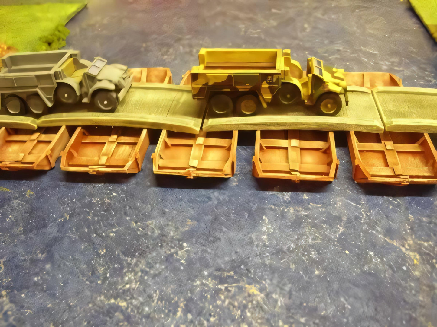 28mm WOODEN BOAT PONTOON BRIDGE
