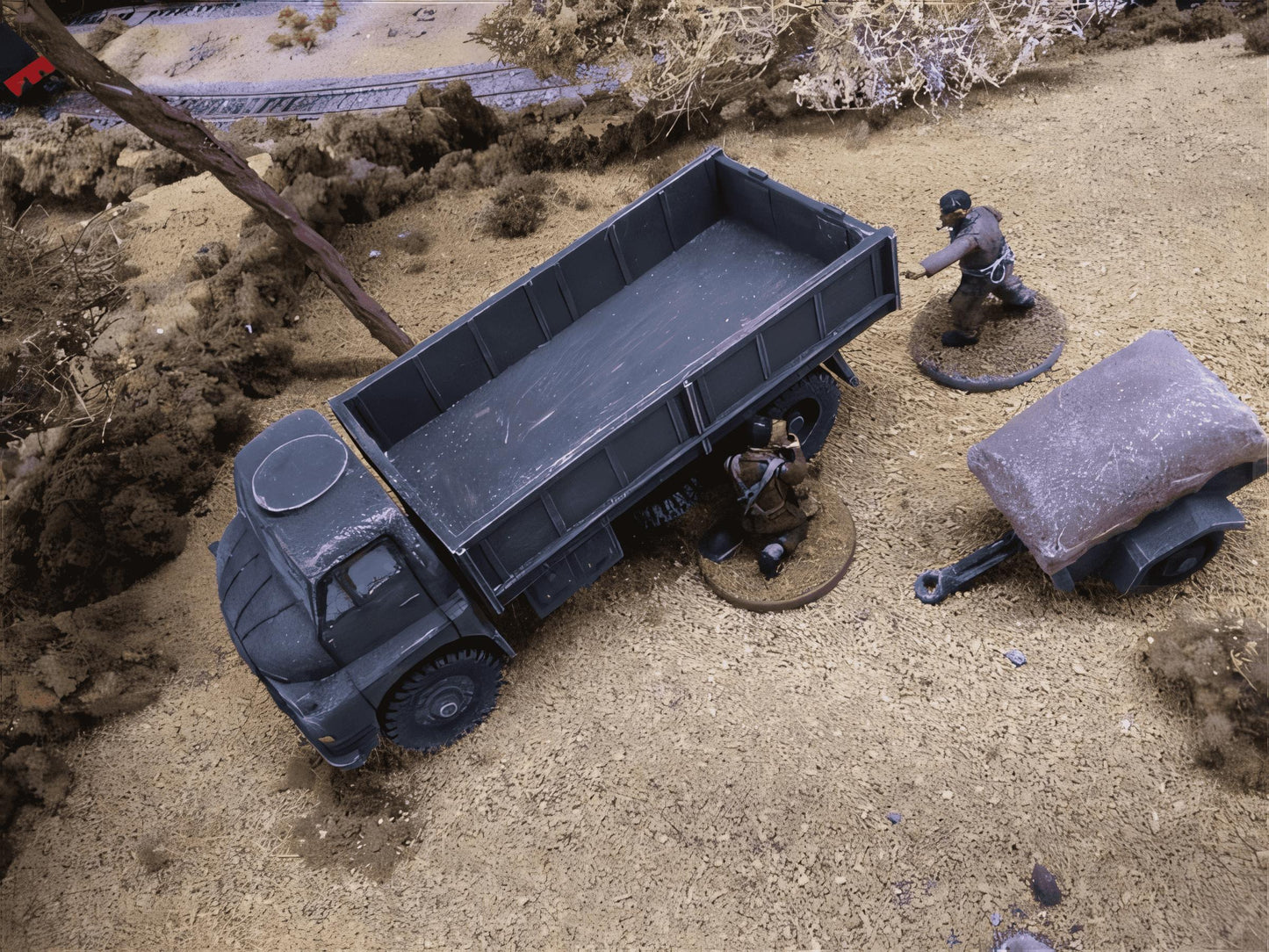28mm BEDFORD RL TRUCK post WW2