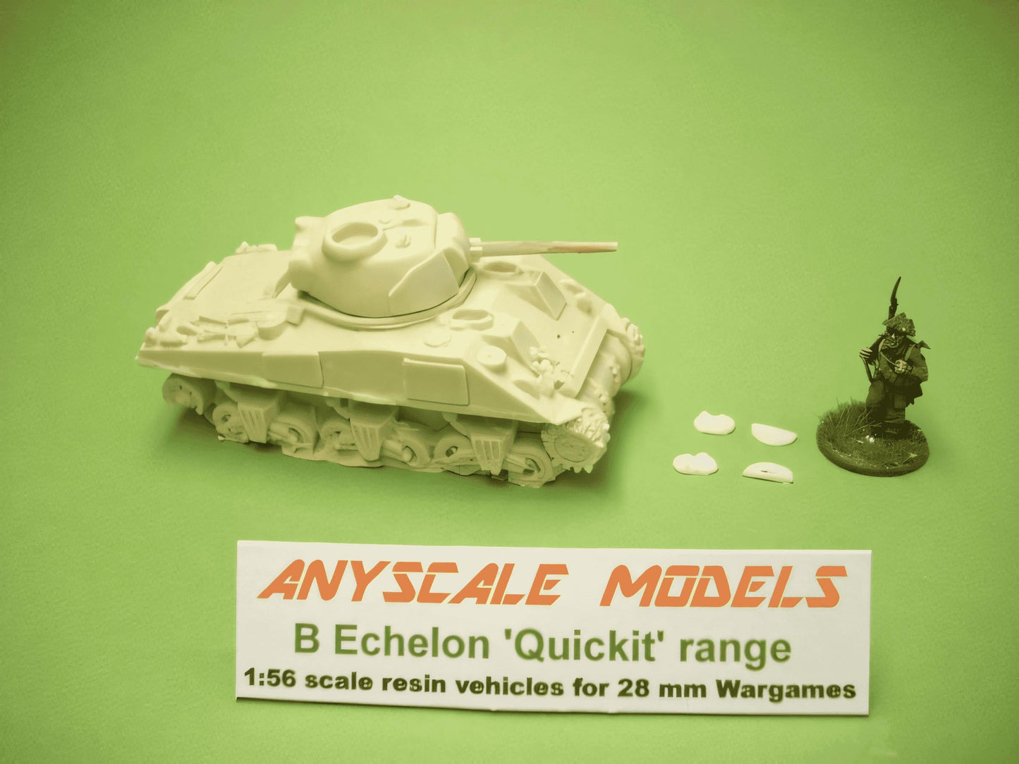 28mm SHERMAN M4A4 BATTLE WRECK