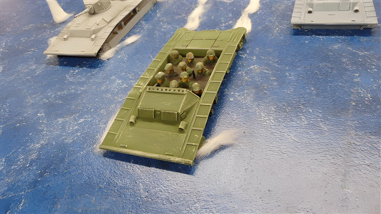 28mm LVT-2 AMTRAC WATERLINE VERSION