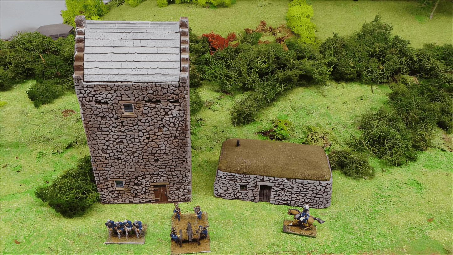 15mm 1:100 scale SCOTTISH TOWER HOUSE