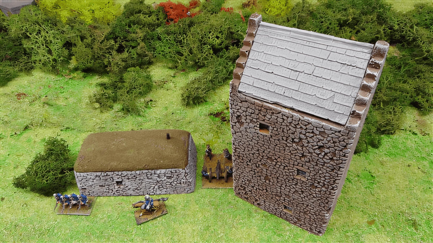 15mm 1:100 scale SCOTTISH TOWER HOUSE