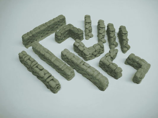 1:72  SANDBAG WALL SET x 12pc