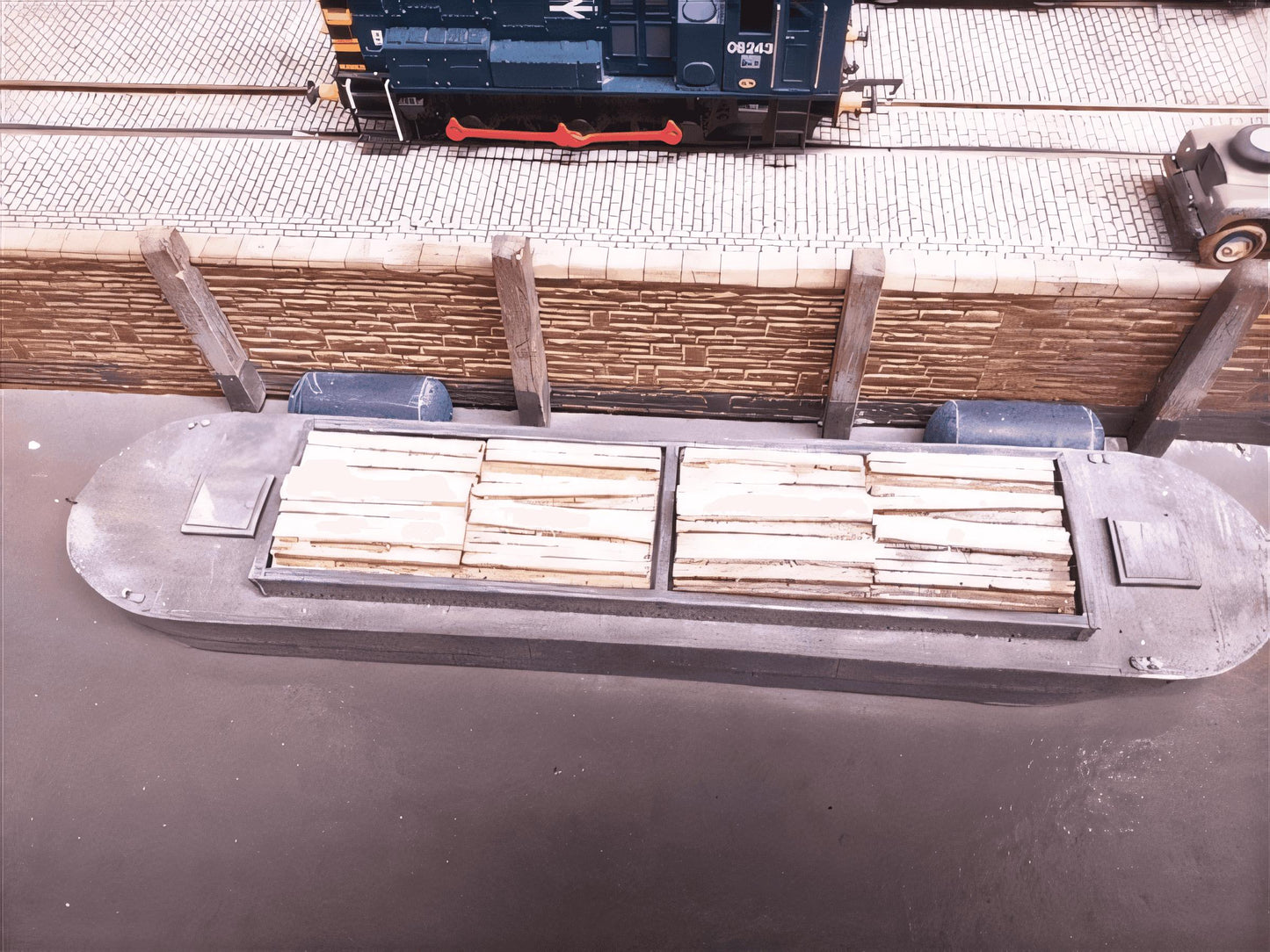 1:76 HARBOUR QUAYSIDE SHIP FENDERS x 2