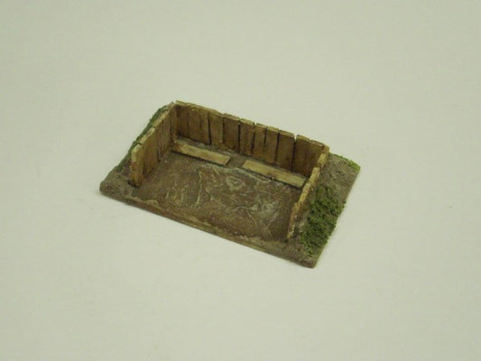 1:100 scale EARTH & TIMBER INFANTRY BERM
