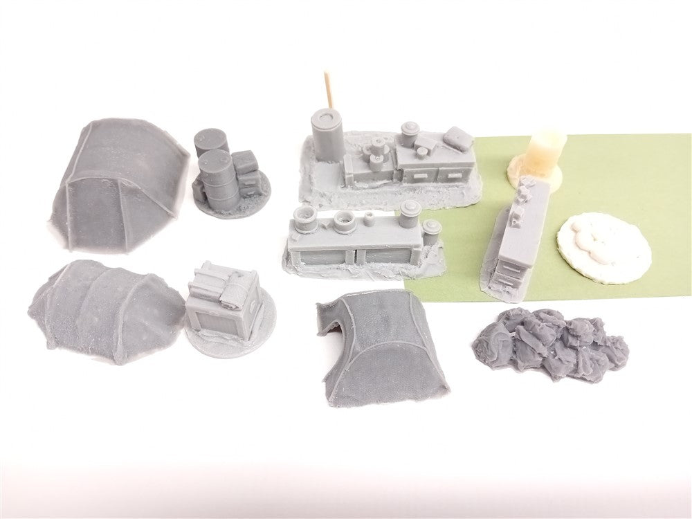 28mm  ZOMBIE APOCALYPSE MODERN CAMP SCENE
