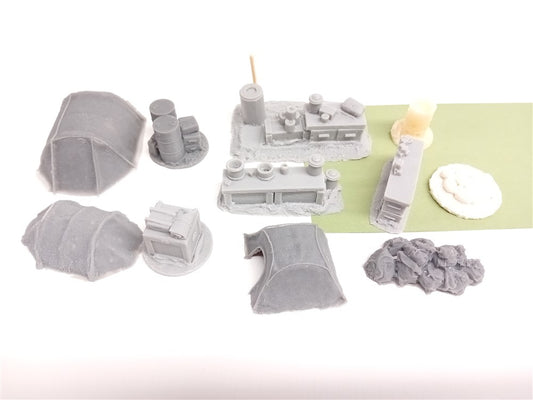 28mm  ZOMBIE APOCALYPSE MODERN CAMP SCENE