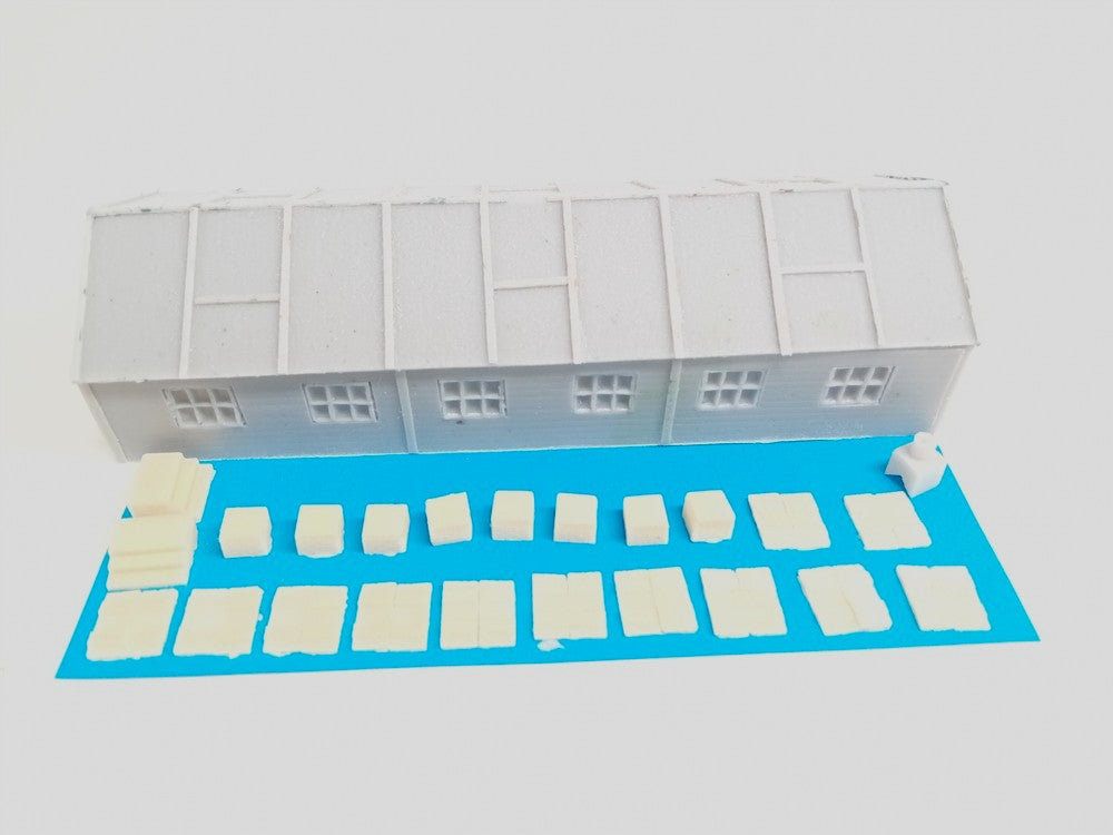 1:72 P.O.W. CAMP WOODEN  BUILDING