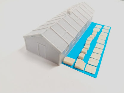 1:72 P.O.W. CAMP WOODEN  BUILDING