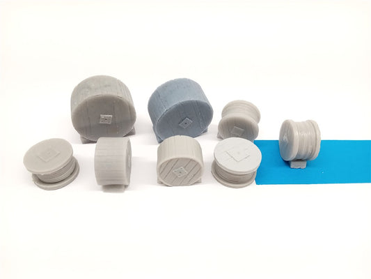 1:76 CABLE DRUM SET x 8