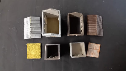 LOG CABINS for 28mm wargames figures