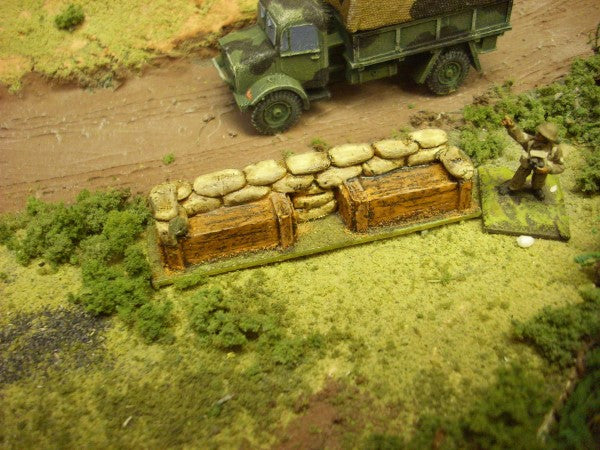 1:72 SAND BAGS AND BOXES BARRICADE