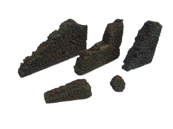 1:76  STONE WALL RUINS (5 pieces)