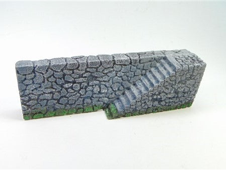 1:76  ROUGH STONE HARBOUR WALL WITH STEPS