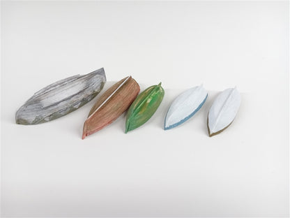 1:76  FULL HULLED SMALL BOAT PACK of 5